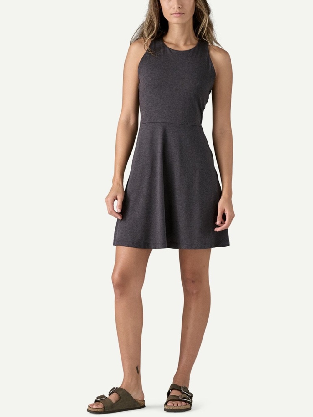 Patagonia Seabrook Dress Fit & Flare Built In Bra Pockets Athleisure Casual.  3